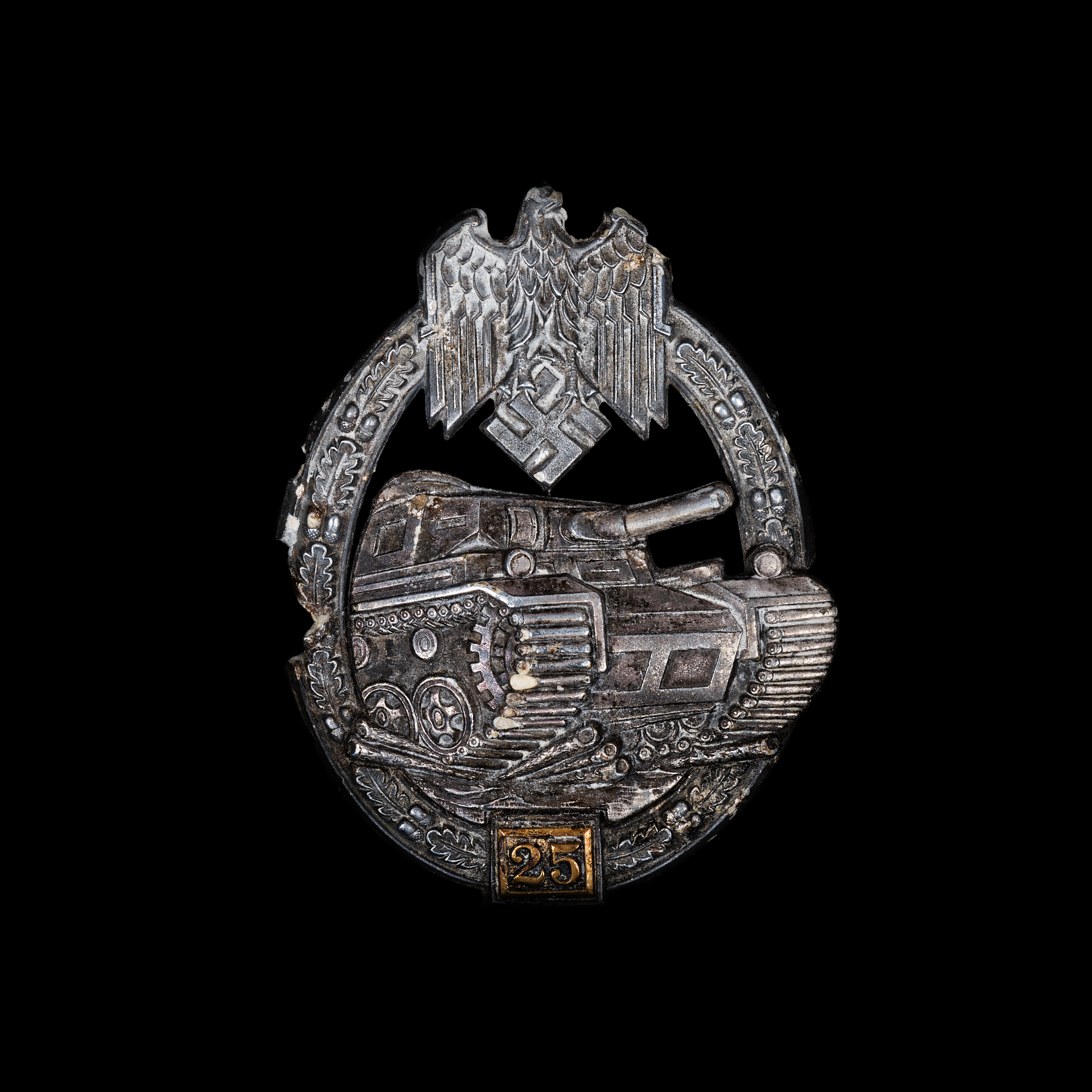 INSIGNE DE COMBAT DES BLINDÉS 25 GUSTAV BREHMER