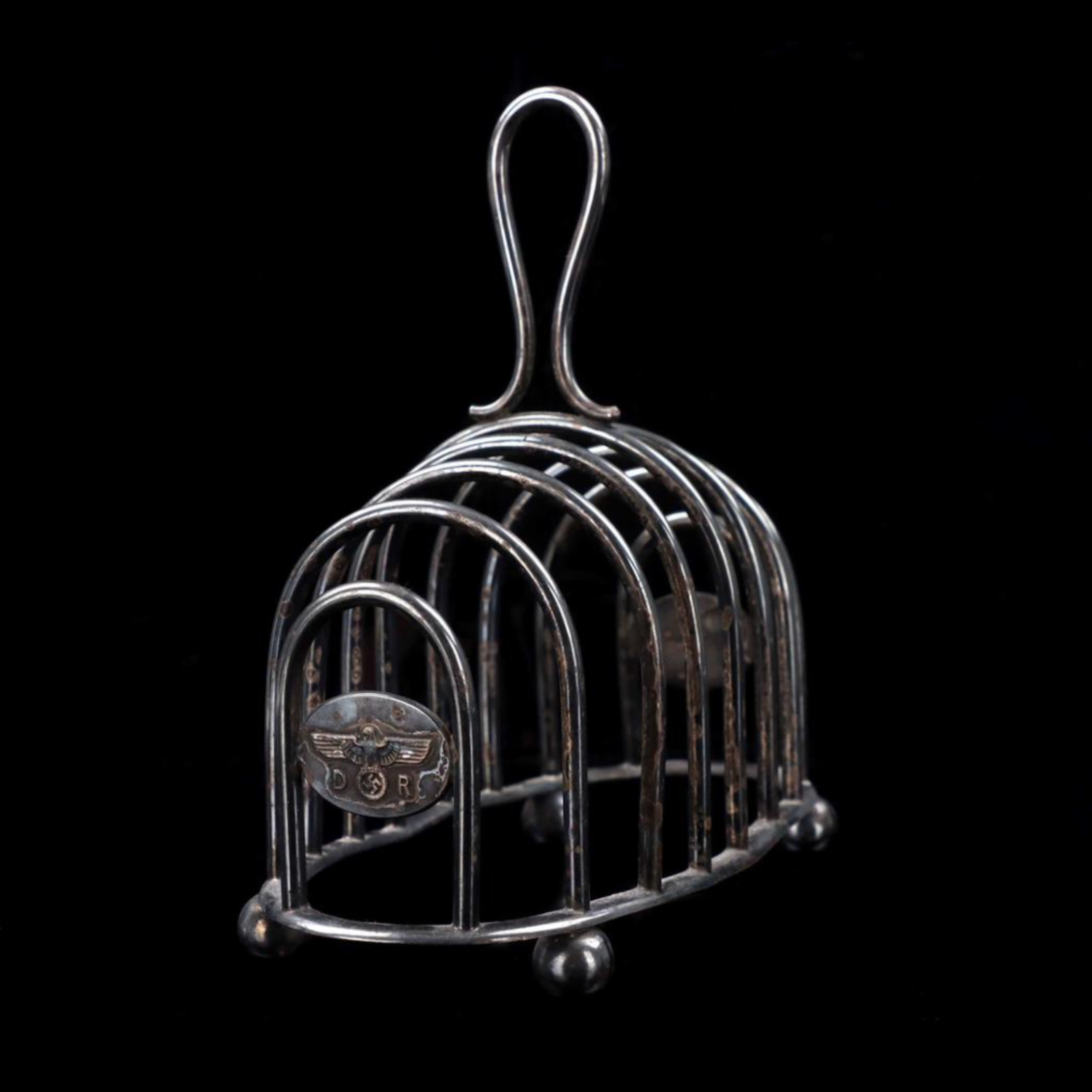 ALPAKA TOAST RACK FROM THE DINING CAR 10241 OF HERMANN GÖRING’S PERSONAL TRAIN